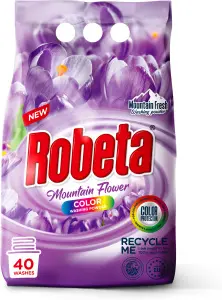 Robeta Mountain Flower prací prášek na barevné prádlo 3 kg, 40 dávek